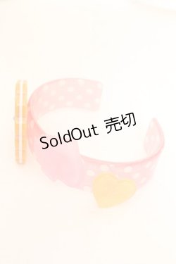 画像2: Angelic Pretty / Wonderクッキーバングル  ピンク×ブラウン O-26-01-30-052-AP-AC-OW-OS