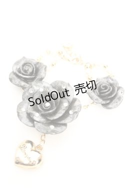 画像1: metamorphose / ローズブレスレット  クロ O-26-01-30-054-ME-AC-OW-OS