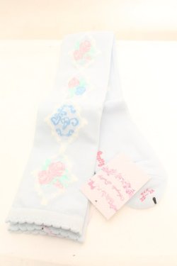 画像1: Angelic Pretty / メモリアルケーキオーバーニー  サックス O-26-01-30-066-AP-ZA-OW-OS
