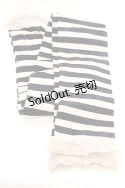 画像1: Emily Temple cute / ラメボーダーレギンス  シャンパンゴールド×クロ O-26-01-30-075-ET-ZA-OW-OS