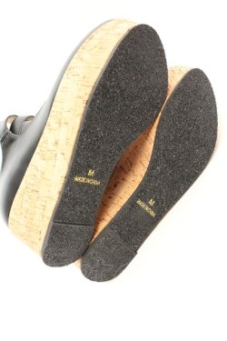 画像4: an another angelus / クロスストラップ厚底パンプス M クロ O-26-01-30-081-CA-SH-IG-OS