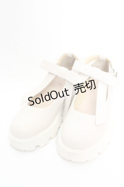 画像1: Fi.n.t / ビッグリボン厚底パンプス M アイボリー O-26-01-30-082-CA-SH-IG-ZT0204K