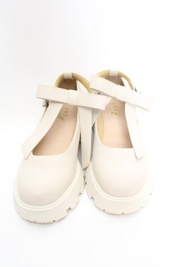 画像2: Fi.n.t / ビッグリボン厚底パンプス M アイボリー O-26-01-30-082-CA-SH-IG-OS