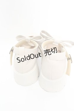 画像3: Fi.n.t / ビッグリボン厚底パンプス M アイボリー O-26-01-30-082-CA-SH-IG-ZT0204K