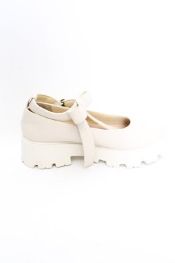 画像5: Fi.n.t / ビッグリボン厚底パンプス M アイボリー O-26-01-30-082-CA-SH-IG-OS