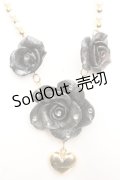 metamorphose / ローズネックレス  クロ O-26-01-30-085-ME-AC-OW-OS