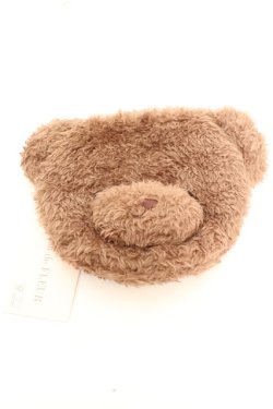 画像1: Maison de FLEUR / EC限定ベアマルチケース  ブラウン O-26-01-30-088-LO-ZA-IG-OS