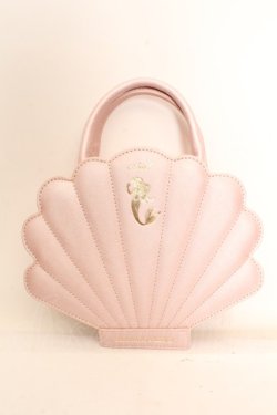 画像1: Maison de FLEUR / Ariel/シェルショルダーバッグ  ピンク O-26-01-30-089-LO-BG-OW-OS