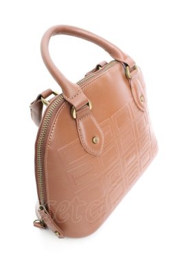 画像2: Maison de FLEUR Petite Robe canone / パキっと割れないエンボスバッグ  ブラウン O-26-01-30-090-EL-BG-OW-OS