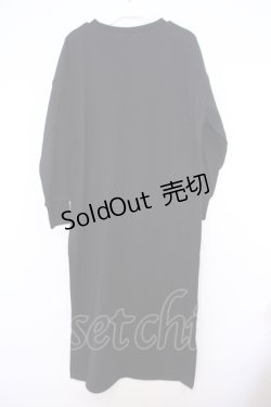 画像3: axes femme / 裏起毛素材カットワンピース  クロ O-26-01-30-1033-AX-OP-IG-OS