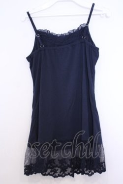 画像3: axes femme / ミニバラキャミ  ネイビー O-26-01-30-1038-AX-TO-IG-OS