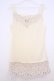 画像1: axes femme / 花柄チュールレース使いタンク  アイボリー O-26-01-30-1040-AX-TO-IG-OS (1)