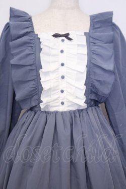 画像2: axes femme / ソフィアワンピース  ブルー O-26-01-30-1006-0-OP-IG-OS