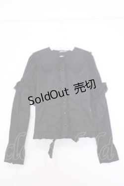 画像1: ACDC RAG / ウサピョンブラウス  ブラック O-26-01-30-1011-PU-BL-OW-OS