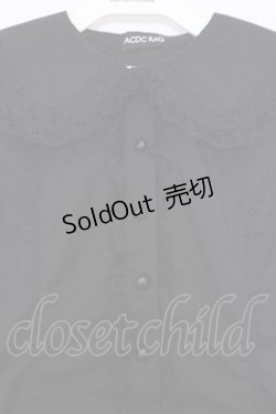 画像2: ACDC RAG / ウサピョンブラウス  ブラック O-26-01-30-1011-PU-BL-OW-OS