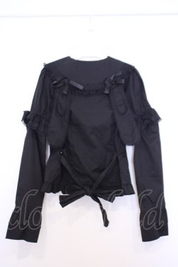 画像3: ACDC RAG / ウサピョンブラウス  ブラック O-26-01-30-1011-PU-BL-OW-OS