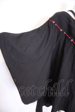 画像2: Favorite / 着物袖オフショルトップス  クロ×アカ O-26-01-30-1002-LO-JA-IG-OS