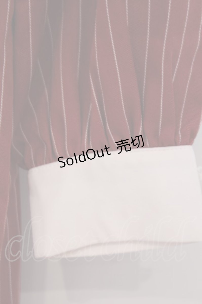 画像3: axes femme / スカラップ刺繍バイカラーワンピース F アカ O-26-01-30-1014-AX-OP-OW-ZT574 (3)