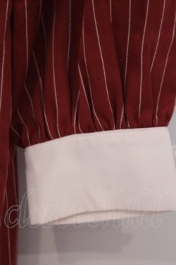 画像3: axes femme / スカラップ刺繍バイカラーワンピース F アカ O-26-01-30-1014-AX-OP-OW-OS