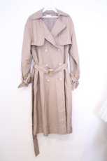 画像1: axes femme / プリーツレーストレンチコート  ベージュ O-26-01-30-1024-AX-CO-IG-ZTC004 (1)