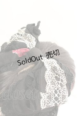 画像2: ALICE and the PIRATES / The END of immortal EDEN柄カチューシャ  クロ O-26-01-30-009-PA-AC-IG-OS