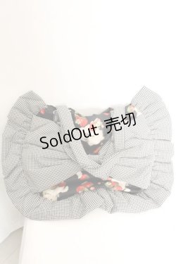 画像2: alcali × misako aoki / サイベリアンストロベリートートバッグ  クロ O-26-01-30-094-LO-BG-IG-ZT0204J