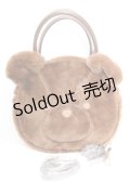 axes femme kawaii / ふわふわクマバッグ  ブラウン O-26-01-30-095-AX-BG-IG-ZT0204J