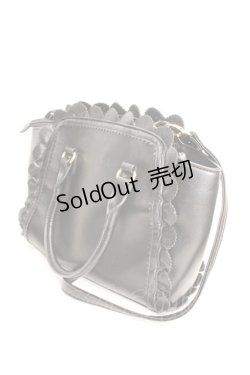 画像2: axes femme / チャーム付きフリルバッグ  クロ O-26-01-30-096-AX-BG-OW-ZT0204J