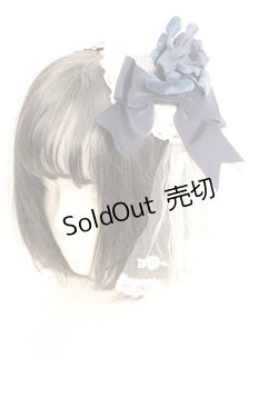 画像1: BABY,THE STARS SHINE BRIGHT / アントワーヌブーケカチューシャ  ネイビー×オフシロ O-26-01-30-014-BA-AC-IG-OS