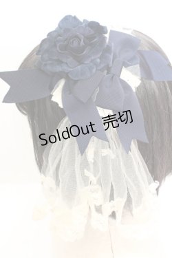 画像2: BABY,THE STARS SHINE BRIGHT / アントワーヌブーケカチューシャ  ネイビー×オフシロ O-26-01-30-014-BA-AC-IG-OS