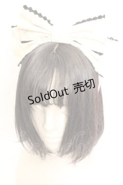 画像1: Angelic Pretty / Cinema Dollカチューシャ  オフシロ O-26-01-30-017-AP-AC-IG-ZT600-F002