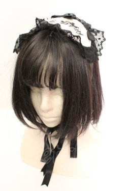 画像1: Angelic Pretty / Dollアイマスクキャノティエ  オフシロ O-26-01-30-019-AP-AC-IG-OS