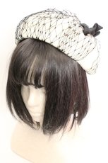 画像1: Angelic Pretty / Cinema Dollベレー帽  オフシロ O-26-01-30-020-AP-AC-IG-ZTK033 (1)