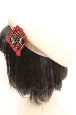 画像2: Angelic Pretty / British Emblemウールベレー  オフシロ O-26-01-30-022-AP-AC-IG-OS