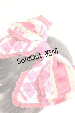 画像2: BABY,THE STARS SHINE BRIGHT / AliceのMirage in PARADOX柄 リボンカチューシャ  ピンク O-26-01-30-029-BA-AC-IG-OS