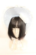 BABY,THE STARS SHINE BRIGHT / 雪の女王〜妖精が舞い降りる白い国〜柄ボンネット  サックス O-26-01-30-032-BA-AC-IG-OS