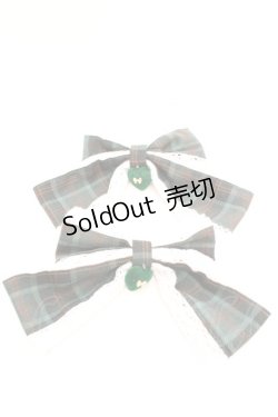 画像1: Eri Aino's collaboration / AE*2Pリボンクリップ  グリーン O-26-01-30-040-EL-AC-IG-ZT610-F001