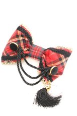 画像1: Angelic Pretty / Academyタータンバレッタ  アカ O-26-01-30-044-AP-AC-IG-ZT600-F003 (1)