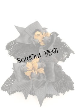 画像1: ALICE and the PIRATES / ローズタイムお袖留め（2012）  クロ×ブラウン O-26-01-30-046-PA-ZA-IG-ZT0204J