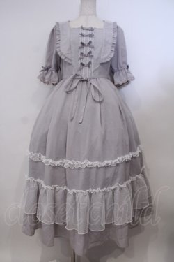 画像1: axes femme kawaii / プチリボンワンピース  グレー O-26-01-31-048-AX-OP-IG-OS