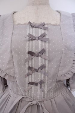 画像2: axes femme kawaii / プチリボンワンピース  グレー O-26-01-31-048-AX-OP-IG-OS