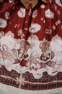 画像3: To Alice / メルティチョコベアワンピース M アカ O-26-01-31-052-LO-OP-YM-OS