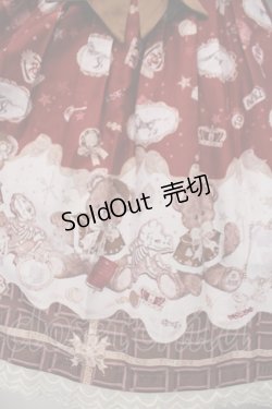画像3: To Alice / メルティチョコベアワンピース M アカ O-26-01-31-052-LO-OP-YM-OS