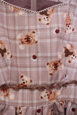 画像2: Ank Rouge / SweetTeddyジャンパースカート M ピンク O-26-01-31-053-CA-OP-YM-OS (2)