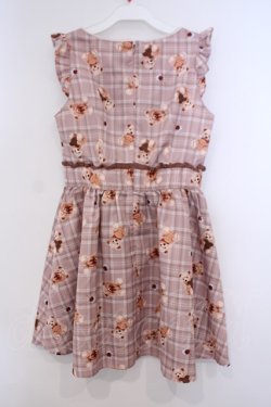 画像3: Ank Rouge / SweetTeddyジャンパースカート M ピンク O-26-01-31-053-CA-OP-YM-OS