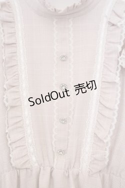 画像2: Honey Cinnamon / 肩フリルチェックワンピース  ピンク O-26-01-31-055-LO-OP-YM-OS