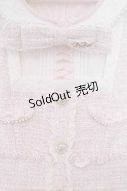 画像2: LIZ LISA / リボンツイードサーキュラーワンピース 0 ピンクｘシロ O-26-01-31-056-LO-OP-YM-OS