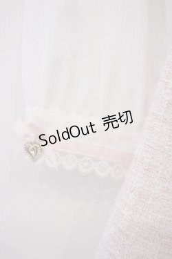 画像3: LIZ LISA / リボンツイードサーキュラーワンピース 0 ピンクｘシロ O-26-01-31-056-LO-OP-YM-OS