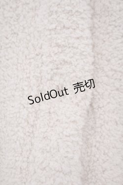 画像2: PINK HOUSE / くまみみボアケープ  アイボリー O-26-01-31-057-LO-CO-IG-ZT0312F