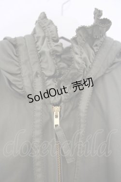 画像2: KANEKO ISAO / フリルフードロングコート  グリーン O-26-01-31-059-EL-CO-IG-ZTC066